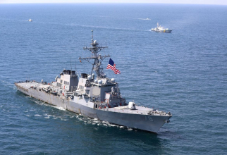 Distrugătorul american USS Porter. Sursă foto: U.S. Naval Forces Europe