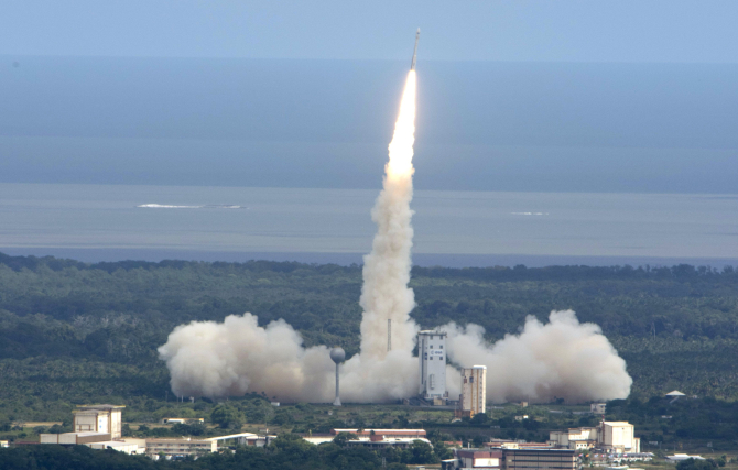 Imagine ilustrativă - lansarea unui satelit francez