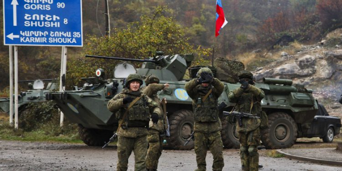 Forțe ruse de menținere a păcii în Nagnorno-Karabah