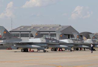 Avioane F-16 Fighting Falcon aflate în dotarea Forțelor Aeriene Române. Sursă foto: MApN
