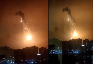 Bombardamente asupra Kievului, sursă foto: Hindustan News Hub