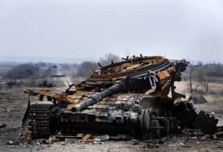 Tehnică militară rusă distrusă în timpul invaziei din Ucraina. Sursă foto: DefenceView