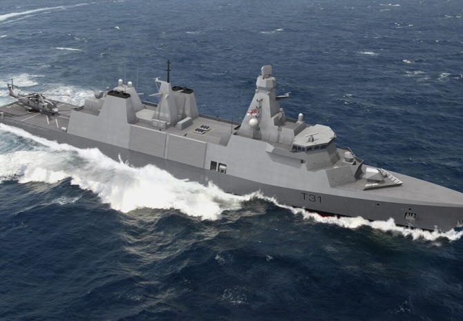 Concept Arrowhead 140, sursă foto: Royal Navy