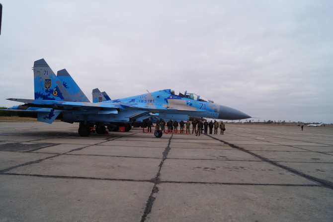 Su-27 ucrainean, sursă foto: Ministerul Apărării de la Kiev