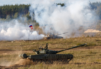 Armata rusă, în timpul unor exerciții militare. Sursă foto: Ministerul Apărării de la Moscova
