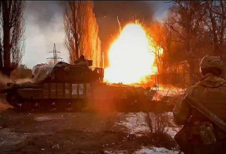 Tehnică a invadatorului rus distrusă de armata Ucrainei. Sursă foto: Генеральний штаб ЗСУ / General Staff of the Armed Forces of Ukraine 