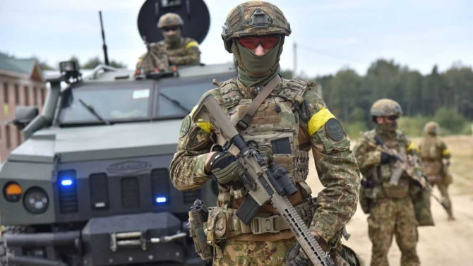 Militari ucraineni din cadrul Forţelor pentru Operaţii Speciale. Sursa Foto: Forţele Armate Ucrainene.