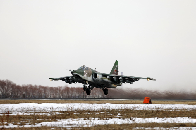 Su-25, sursă foto: Ministerul Apărării din Rusia