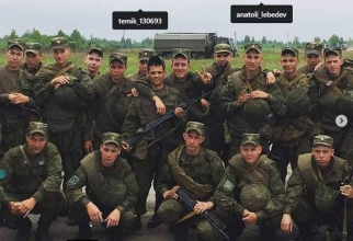 O marte dintre militarii ruşi care fac parte din a 64-a Brigadă motorizată a armatei ruse. Sursa Foto: Direcția Principală de Informații (GUR) a Ministerului ucrainean al Apărării.