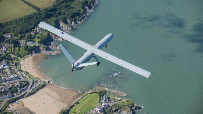 Dronă Watchkeeper X, sursă foto:Royal Army