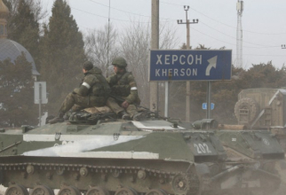 Herson este primul şi până la ora actuală singurul oraş important ucrainean asupra căruia ruşii şi-au impus controlul de la începutul ofensivei lor în Ucraina, pe 24 februarie. Sursa foto: Focus.ua.