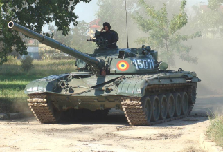 T-72, România. Sursă foto: Wikipedia