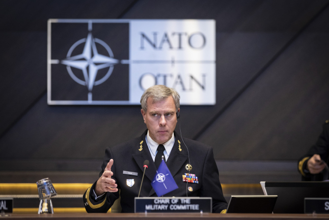 Amiralul Rob Bauer, președintele Comitetului Militar al NATO. Sursa Foto: NATO.int