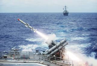 Rachetă Harpoon, foto: U.S. Navy