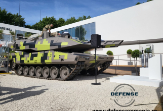 KF51 Panther, prezentat la Paris la expoziția Eurosatory 2022. Foto: DefenseRomania