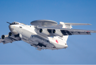 Un avion rusesc de avertizare timpurie și control (AWACS) A-50, foto: Ministerul Apărării al Federației Ruse