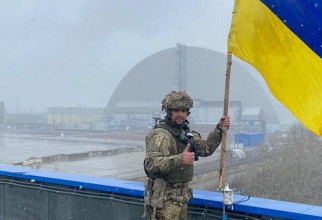 Armata ucraineană, din nou la Cernobîl după retragerea ocupantului rus din martie 2022. Foto: Ministerul Apărării din Ucraina via PublicNewstime.com