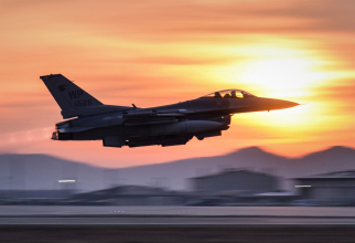 Avion F-16 Fightin Falcon al SUA, în timpul unei misiuni în Coreea de Sud, în 2021. Sursă foto: U.S. Air Force