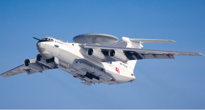 Un avion rusesc de avertizare timpurie și control (AWACS) A-50, foto: Ministerul Apărării al Federației Ruse