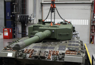 Tanc Leopard 2, pe linia de asmblare a Rheinmetall