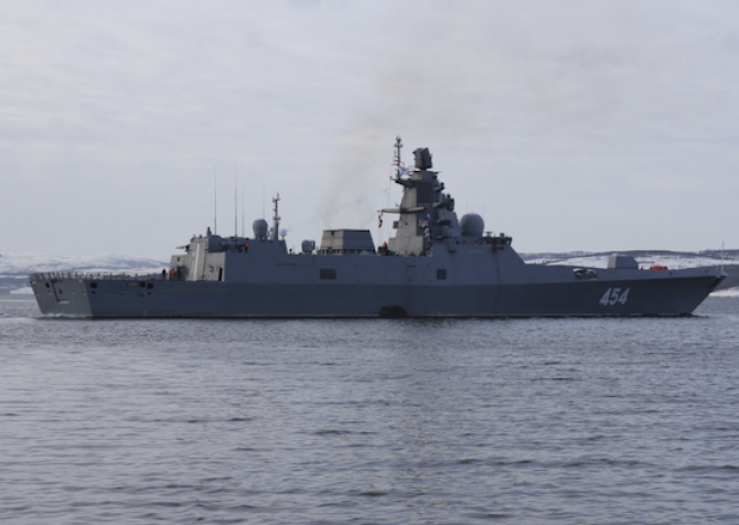 Amiral Gorshkov, proiect 22350. Foto: Ministerul Apărării de la Moscova