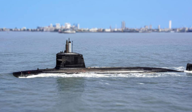 Imagine reprezentând un submarin din clasa franceză Scorpene, al Forțelor Navale Indiene. Foto: TheWeek.in
