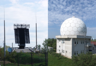Sistem radar AN/FPS-117. Sursă foto: Forțele Aeriene Române