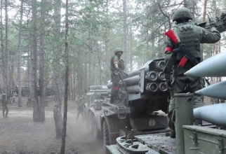 Armata rusă invadatoare în Ucraina. Foto: Ministerul Apărării din Rusia via agenția Unian