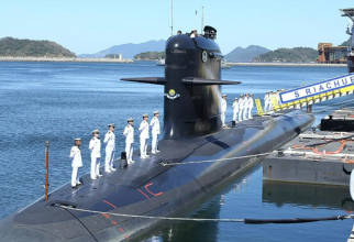 Livrarea către Marina braziliană a submarinului Riachuelo din clasa Scorpene. Foto: Naval Group