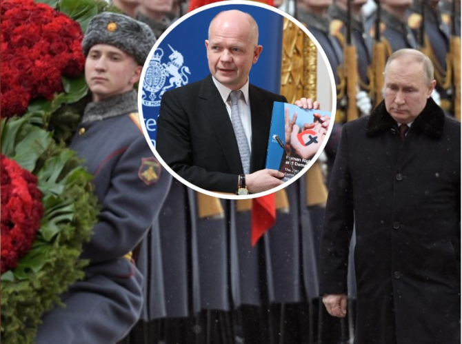 Putin își va da seama că are probleme, arată William Hague, dar prostia instituționalizată va dura ceva timp până când va apărea simțul realității.