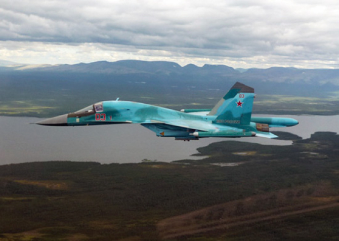 Su-34 rusesc, foto: Ministerul Apărării din Rusia