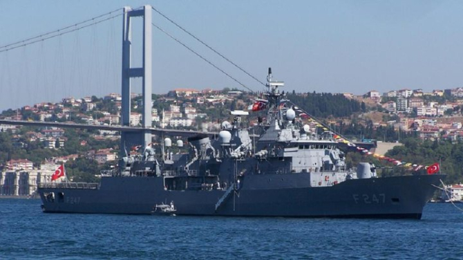 Fregata turcă TCG Kemal Reis, foto: Forțele Navale Turce