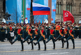 Paradă militară în Piața Roșie, cu ocazia zilei de 9 mai. Foto: Kremlin.ru.