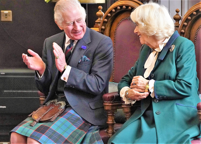 Regele Charles al III lea și Regina Consoartă Camilla. Vizită în Scoția - 2022