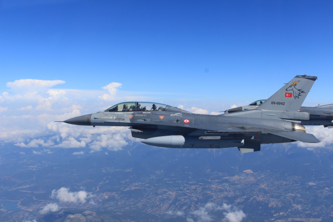 F-16 turc, foto: Ministerul Apărării din Turcia