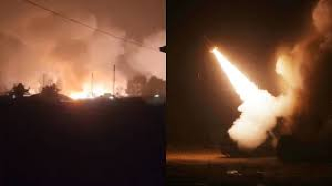 Rachetă balistică Hyunmoo sud-coreeană, prăbușită imediat după lansare. Foto: Teller Report