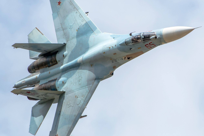 Avion Su-27, foto: Ministerul Apărării al Federației Ruse