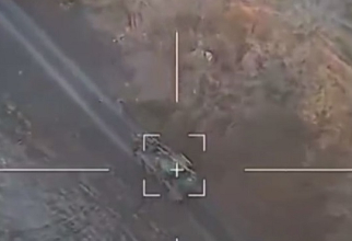 Obuzier CAESAR, lovit de o dronă kamikaze Lancet rusă. Foto: Opex360