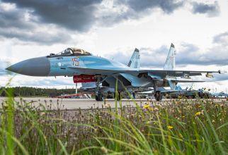Su-35 Flanker-E de generația 4 ++. Foto: Ministerul Apărării de la Moscova