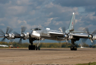 Bombardier strategic rusesc Tu-95. Foto: Ministerul Apărării din Rusia