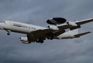 Avion de supraveghere AWACS al NATO. Foto: NATO Allied Air Command