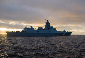 Fregata rusă Amiral Goroshkov. Foto: Ministerul Apărării din Federația Rusă