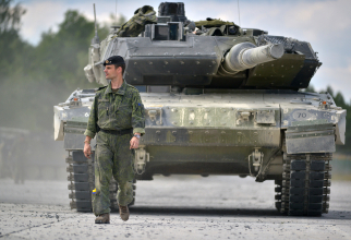Leopard 2 A5 ale armatei daneze; Grafenwoehr Training Area, Germania / 7th Army Training Command