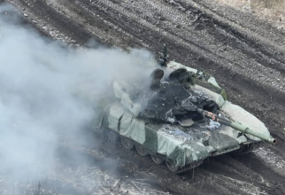 Un tanc rusesc T-90M a fost distrus în apropiere de satul Novoselivske, regiunea Luhansk, 15 ianuarie 2023. Sursa foto: YouTube
