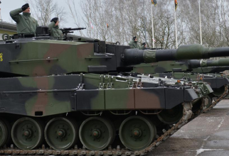 Tancuri Leopard 2A5 și 2A4 ale Brigăzii 1 Blindate Varșovia. Sursa Foto: Ministerul polonez al Apărării.