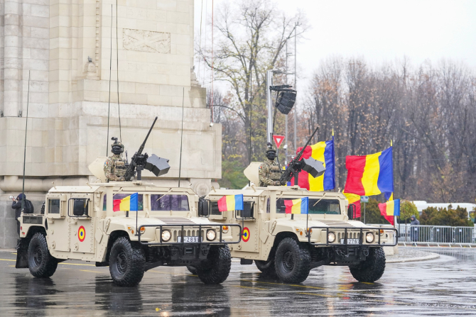 Imagine de la parada militară de pe 1 Decembrie 2022 - Ziua Națională a României. Foto: Ministerul Apărării Naționale (MApN)