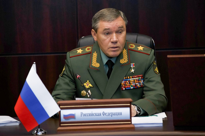 Valeri Gherasimov, șeful Statului Major al Rusiei. Foto: Ministerul rus al Apărării