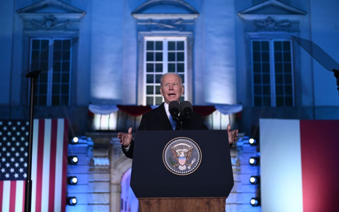 Preşedintele american Joseph Biden, vizită oficială în Polonia, martie 2022. Sursa Foto: The White House.