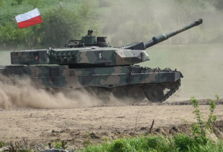 Tanc de luptă de producție germană Leopard 2, aflat în dotarea Poloniei. Foto: Wikimedia Commons