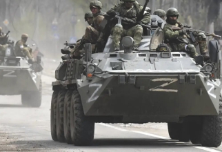 Trupe ruse de ocupație în Ucraina. Sursa foto: Twitter OSINTdefender.

